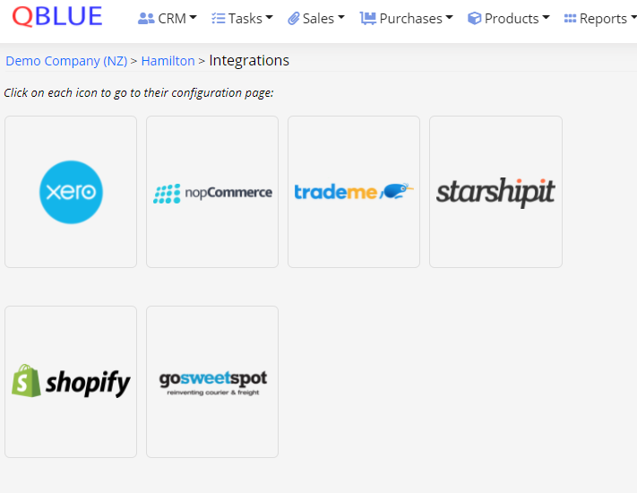 Qblue Inventory Multichannels Integrations