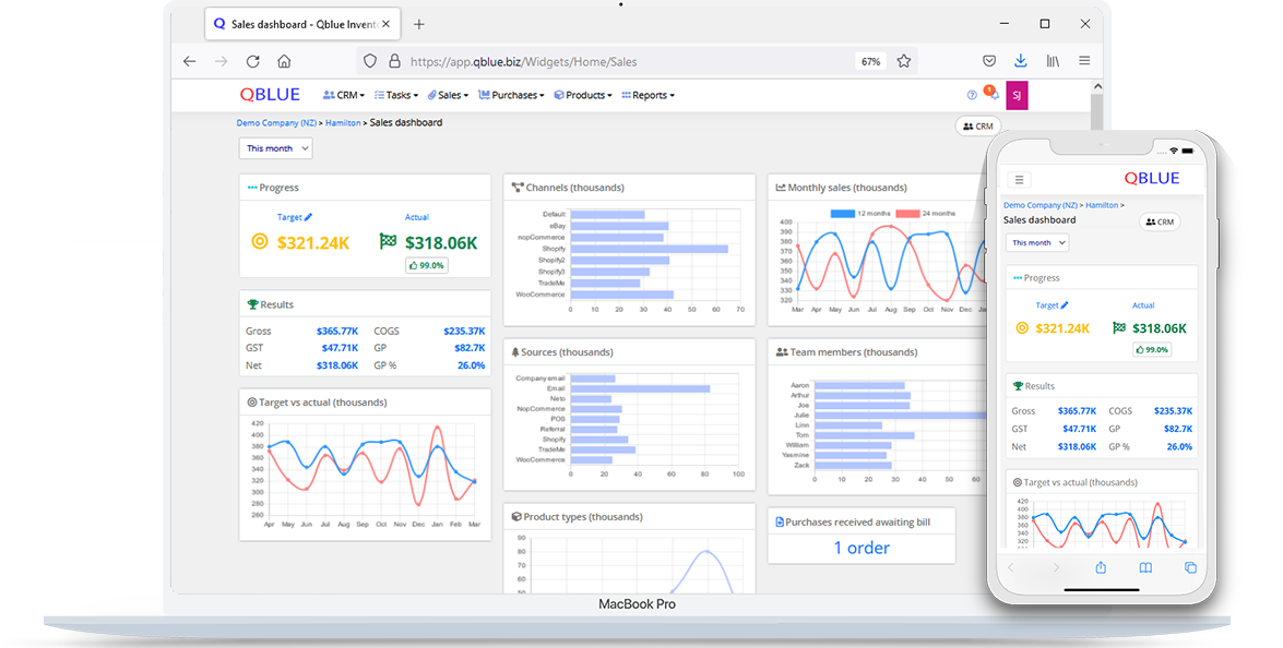 Flexible design inventory management software